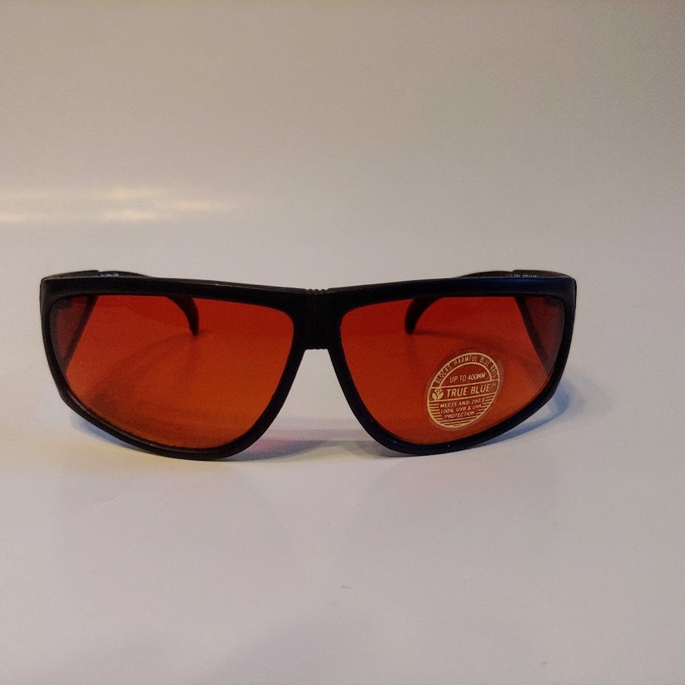 (NWT) Vintage 90's Kids Nylon Sun Wrapper Sports Sunglasses (S.Black)